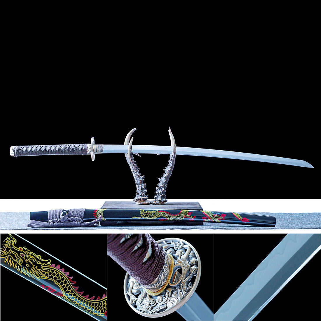 Authentic Japanese Katana – High Performance T10 Carbon Steel Blade