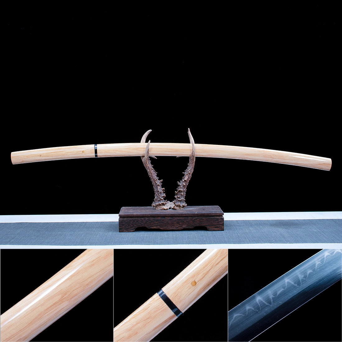 Authentic Japanese Shirasaya Katana – Handmade T10 Tempered Steel Blade