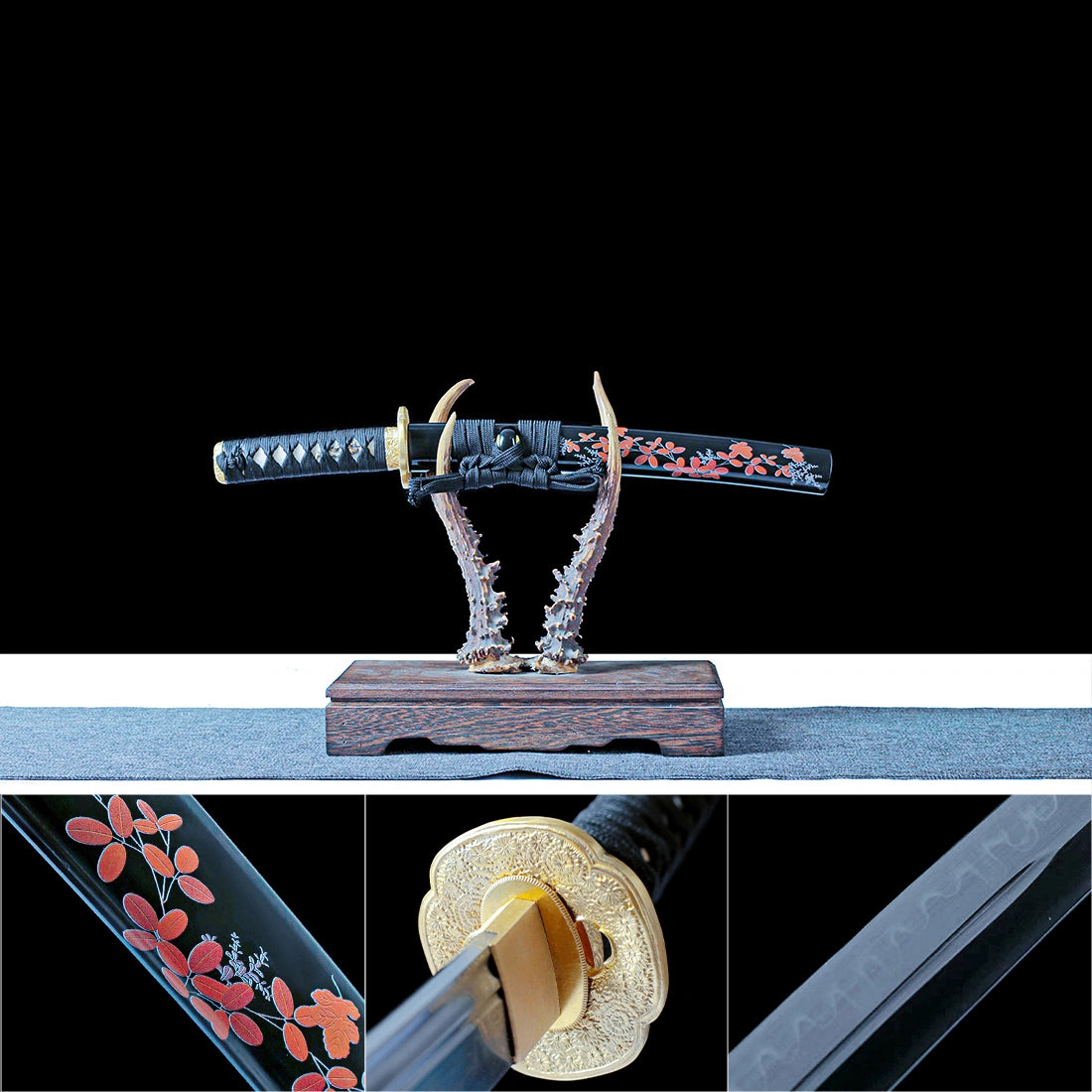 Authentic Japanese Tanto – Handmade T10 Carbon Steel Blade