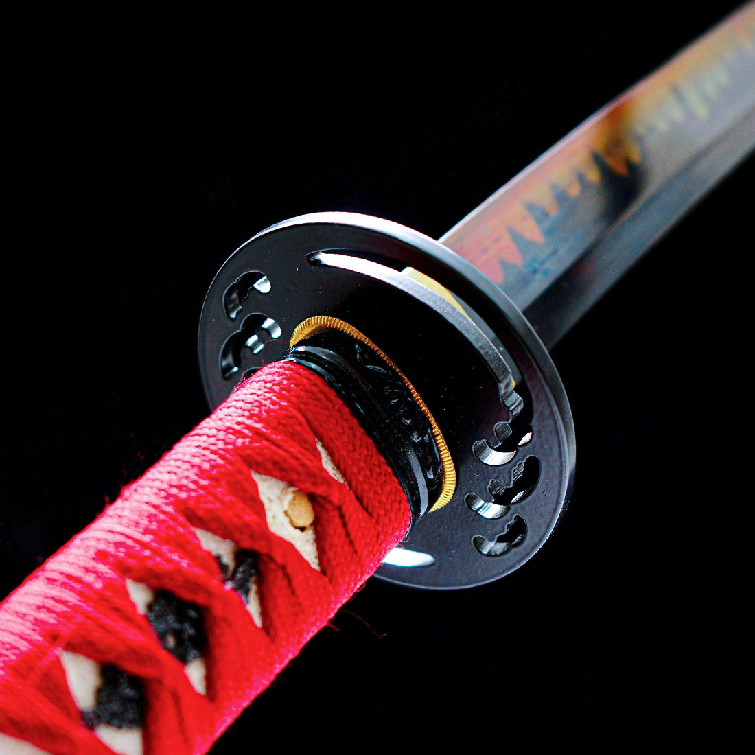 Authentic Katana Sword – Handmade T10 Clay Tempered Edge Blade