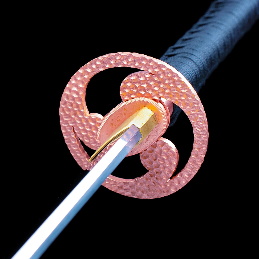 Real Katana Sword – High Performance T10 Carbon Steel Blade – Black – Full Tang