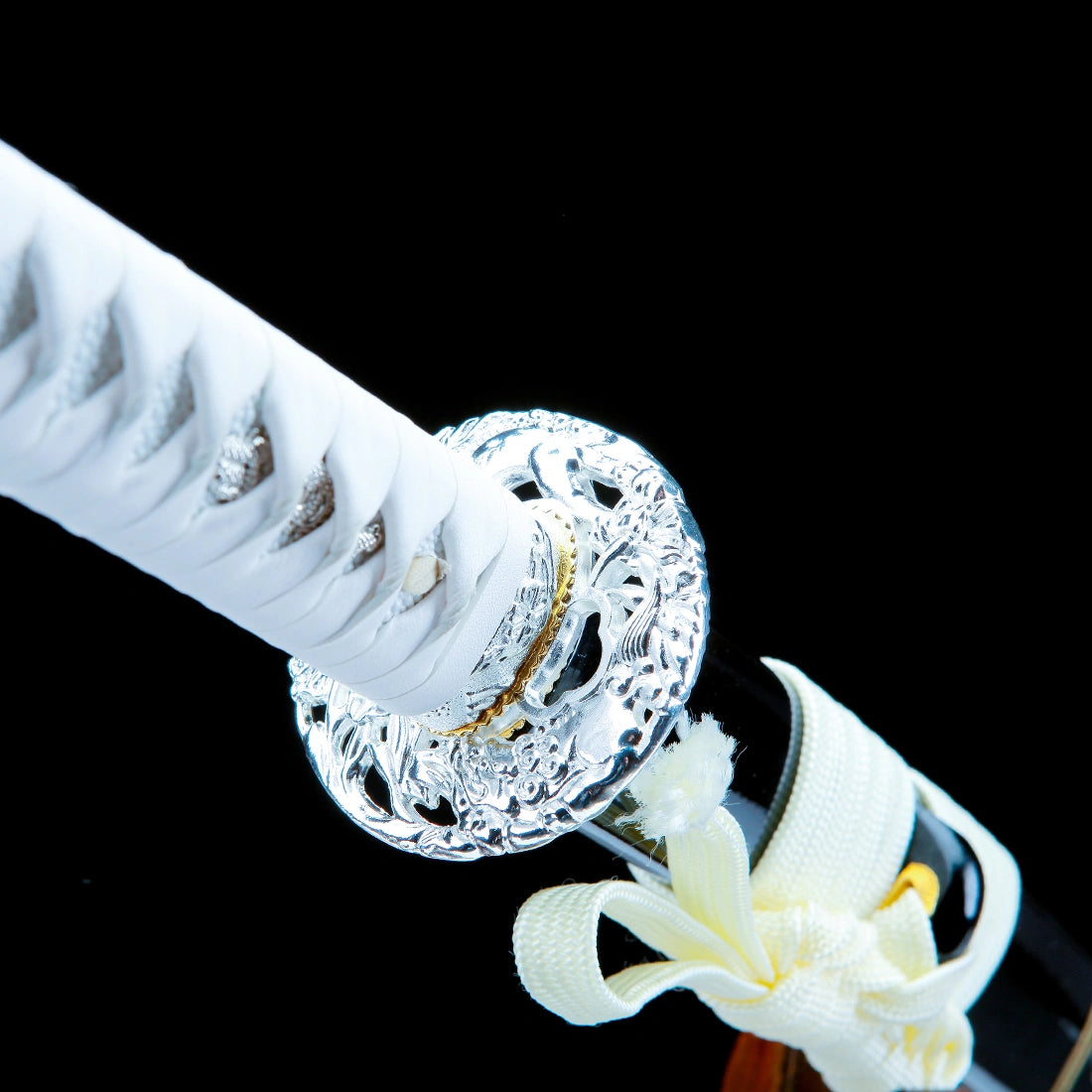 Real Katana Sword – Handmade T10 Carbon Steel Blade – Black – Full Tang – Premium Quality