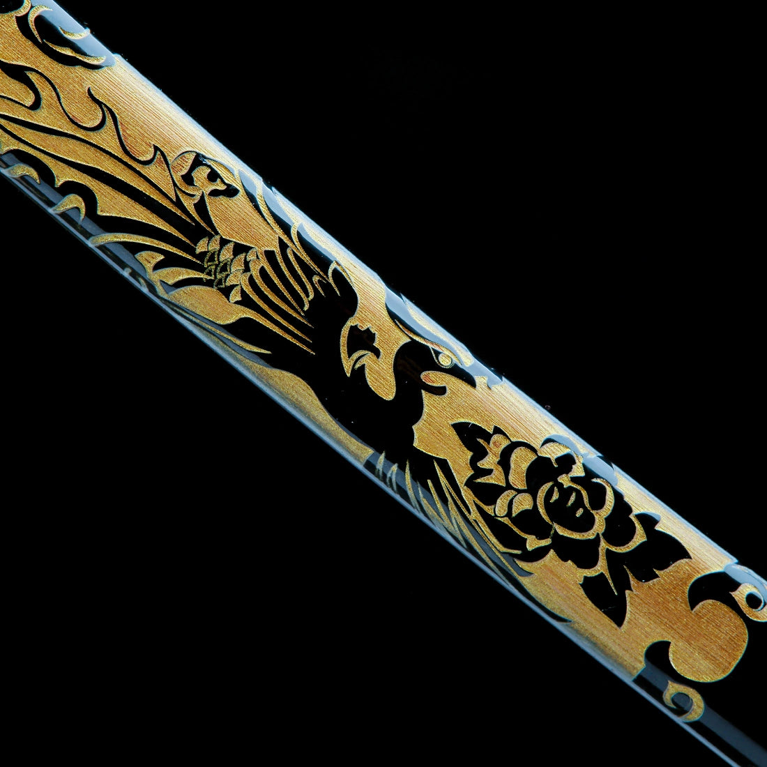 Real Katana Sword – Handmade T10 Carbon Steel Blade – Black – Full Tang – Premium Quality