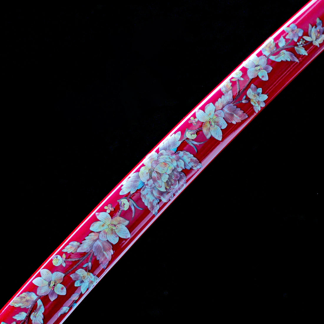 Real Katana Sword – Handmade T10 Carbon Steel Blade – Red – Full Tang – Premium Quality
