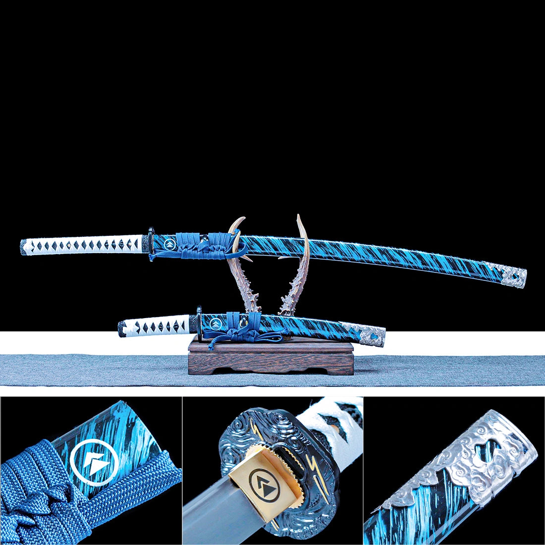 Ghosts of Tsushima Sword Kits – Jin Sakai Katana Replica – Katana and Tanto Set