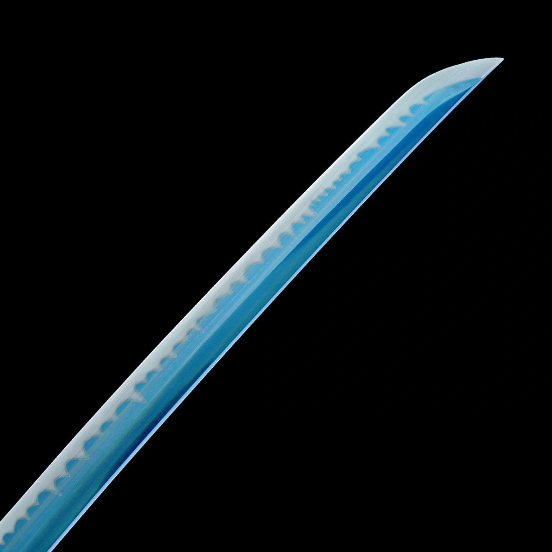 High Performance Katana Sword – Handmade T10 Carbon Steel Blade – Full Tang – Blue