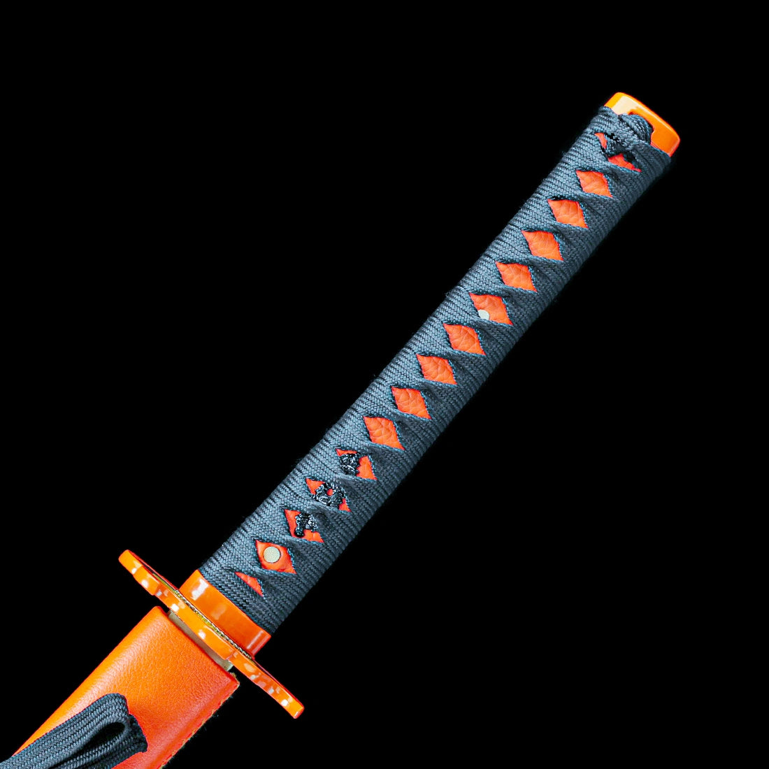 Orange Katana – High performance Real Japanese Katana Sword – 1065 Carbon Steel Blade – Full Tang