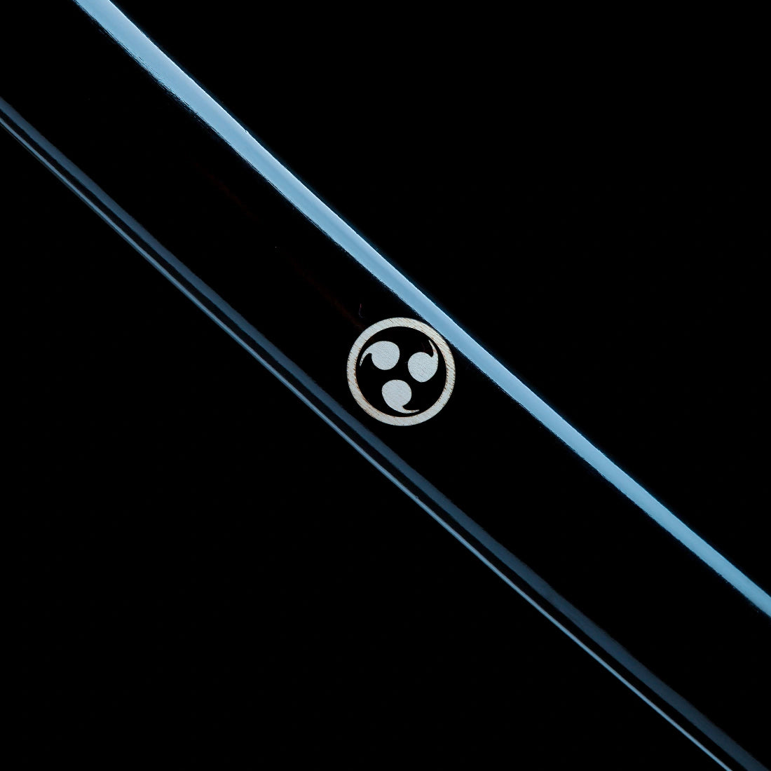 Real Japanese Katana Sword – T10 Carbon Steel Blade – Full Tang – Black – High Performance