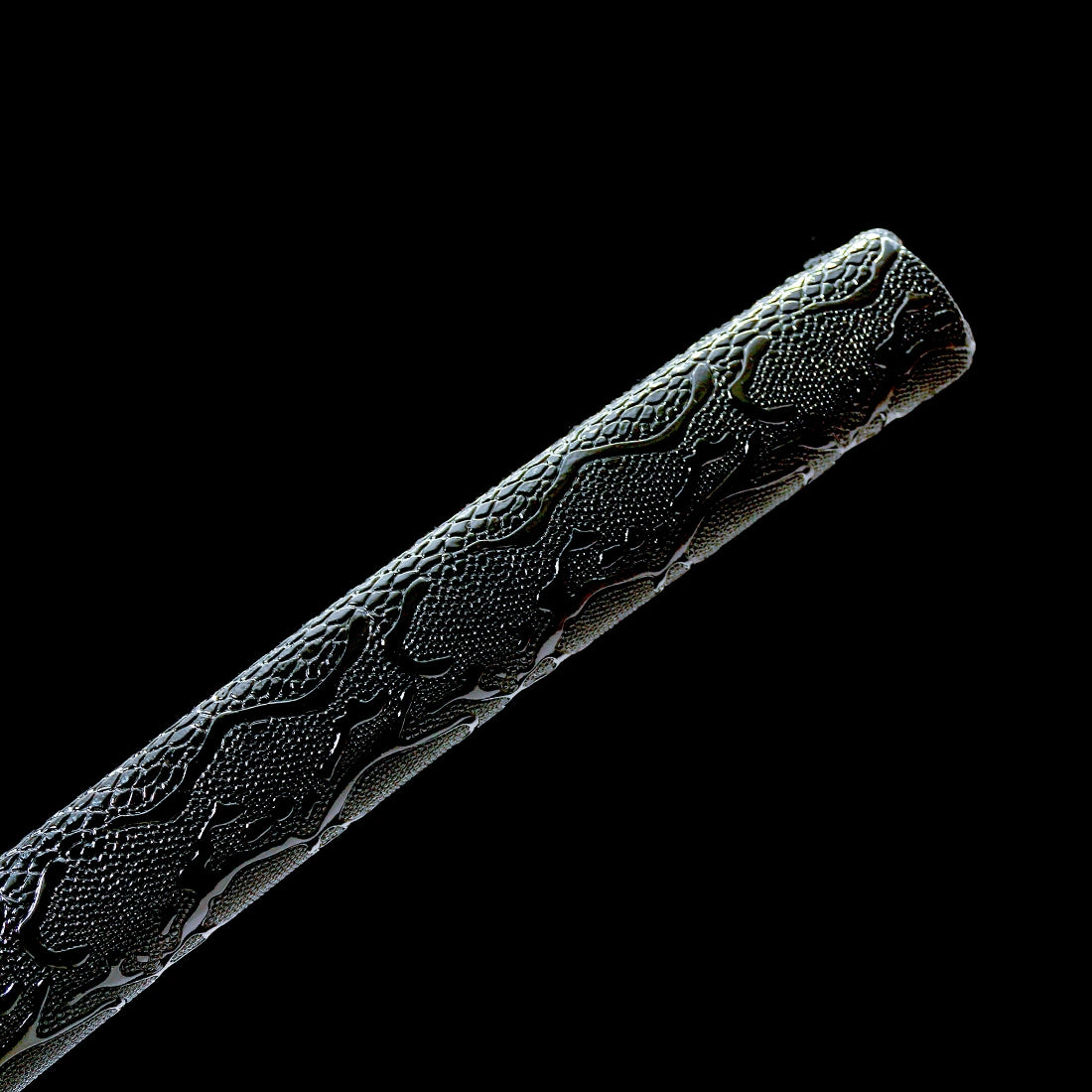 Real Japanese Katana Sword – Handmade 1065 Steel Blade – Black – Back Strap – Premium Quality