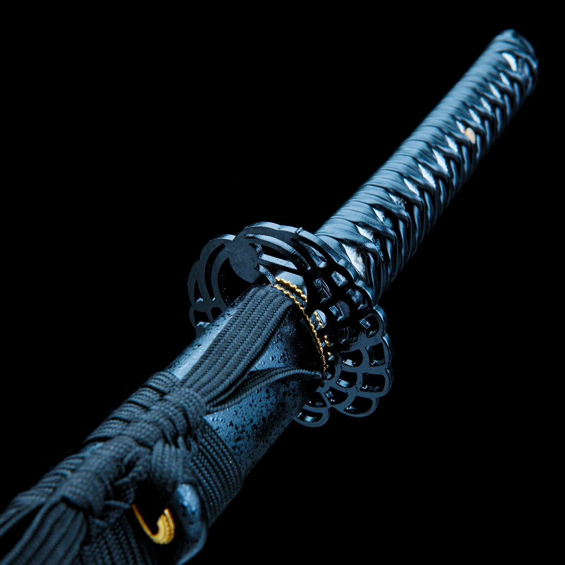 Real Japanese Katana Sword – High Performance T10 Carbon Steel Blade – Black – Full Tang – Premium Quality
