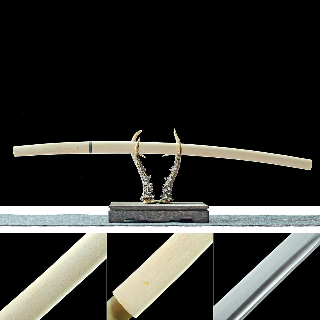 Real Japanese Shirasaya Katana – Handmade 1065 Carbon Steel Blade