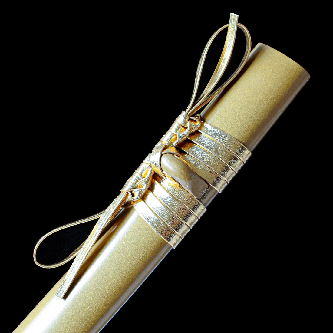 Real Katana Sword – Handmade 1060 Carbon Steel Blade – Gold – Full Tang – Premium Quality