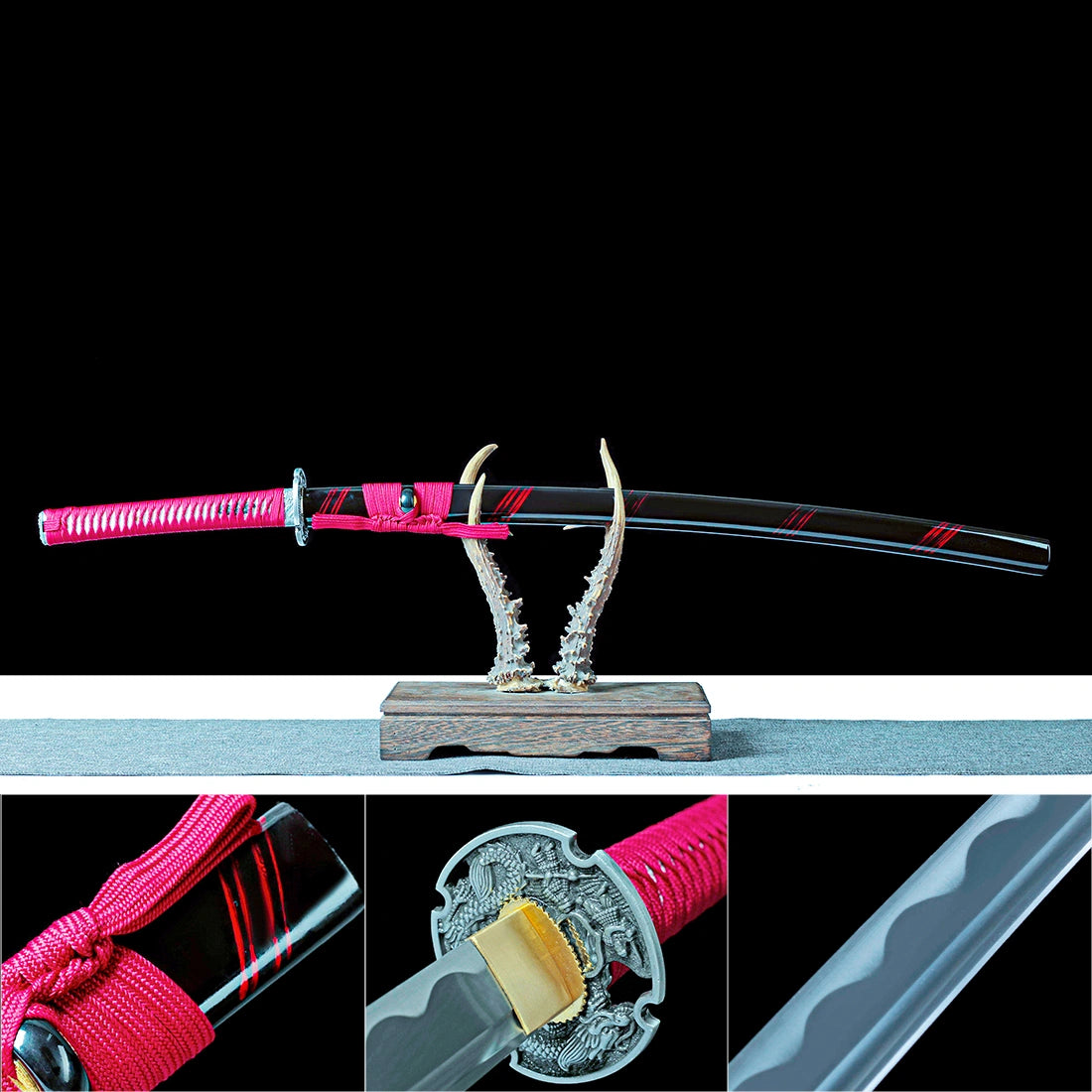 Real Katana Sword – Handmade 1060 Carbon Steel Blade