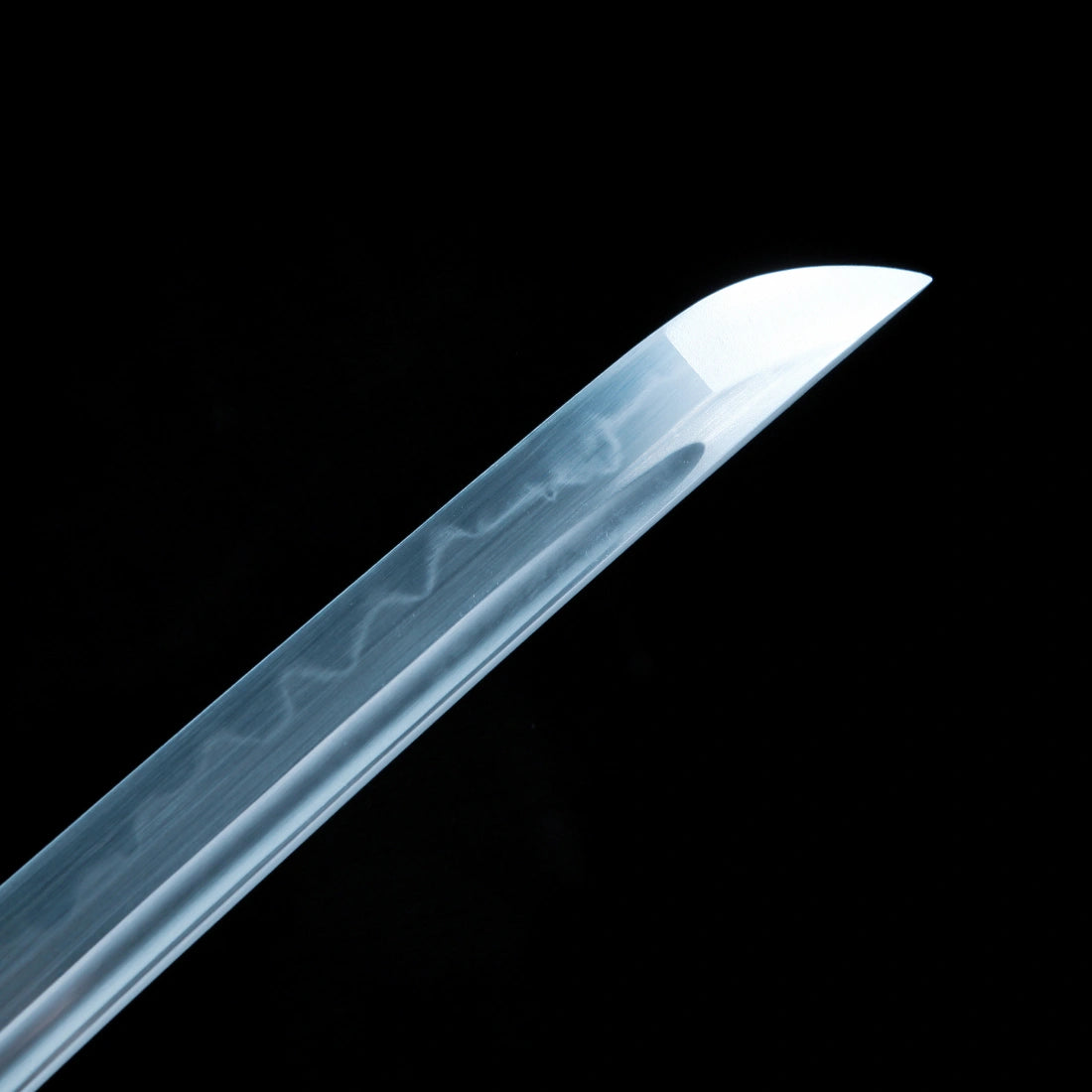 Real Katana Sword – Handmade 1065 Carbon Steel Blade – Gray – Full Tang – Collector’s Edition