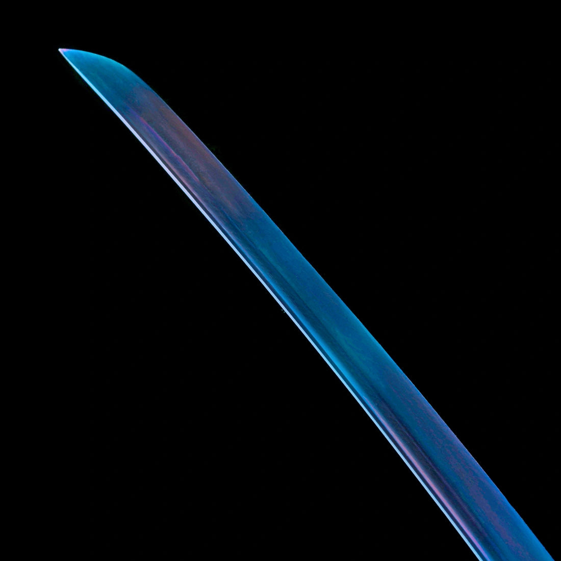 Real Katana Sword – Handmade Purple T10 Carbon Steel Blade – Full Tang – Collector’s Edition