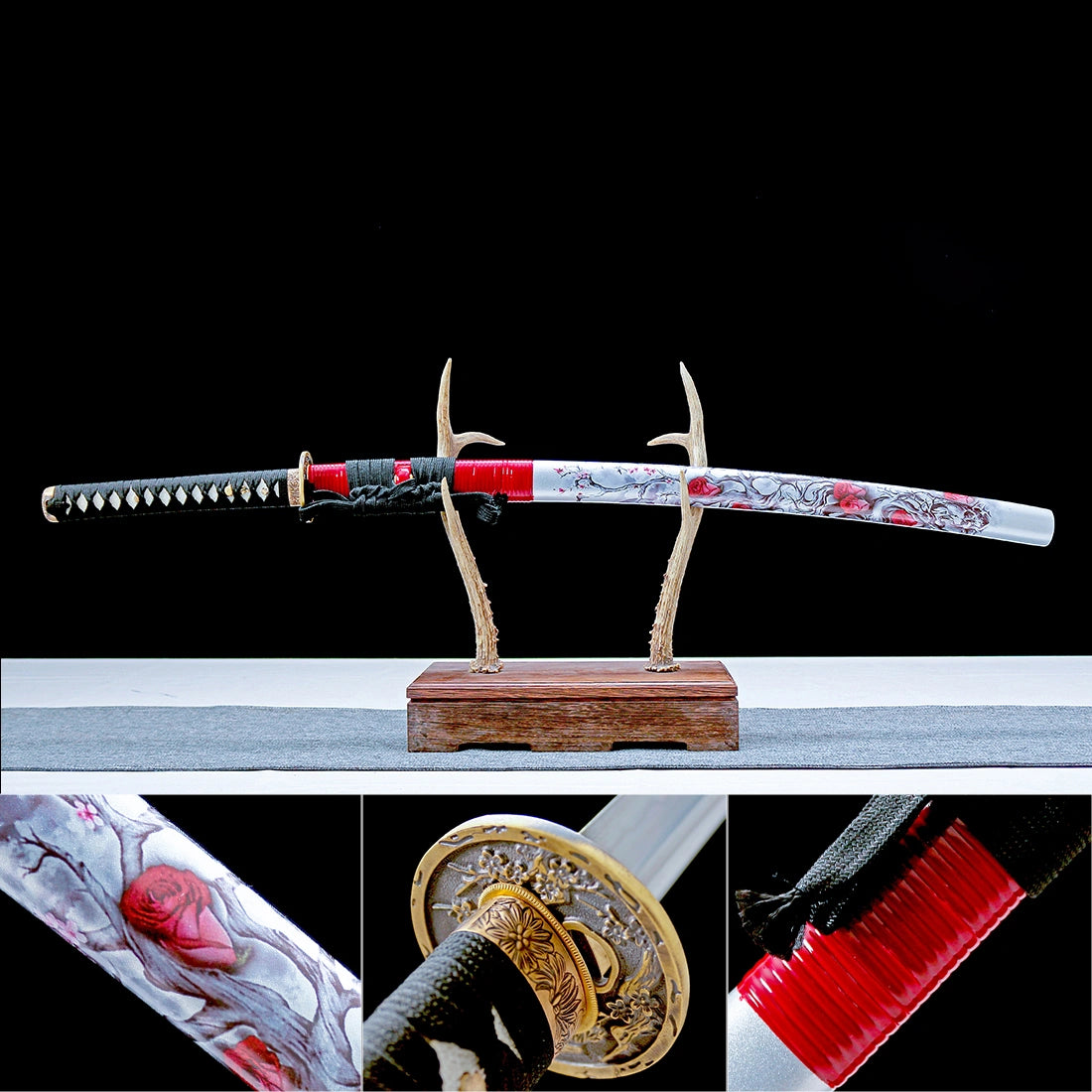 Real Katana Sword – Handmade T10 Carbon Steel Blade – Full Tang – High Performance – Battle Ready