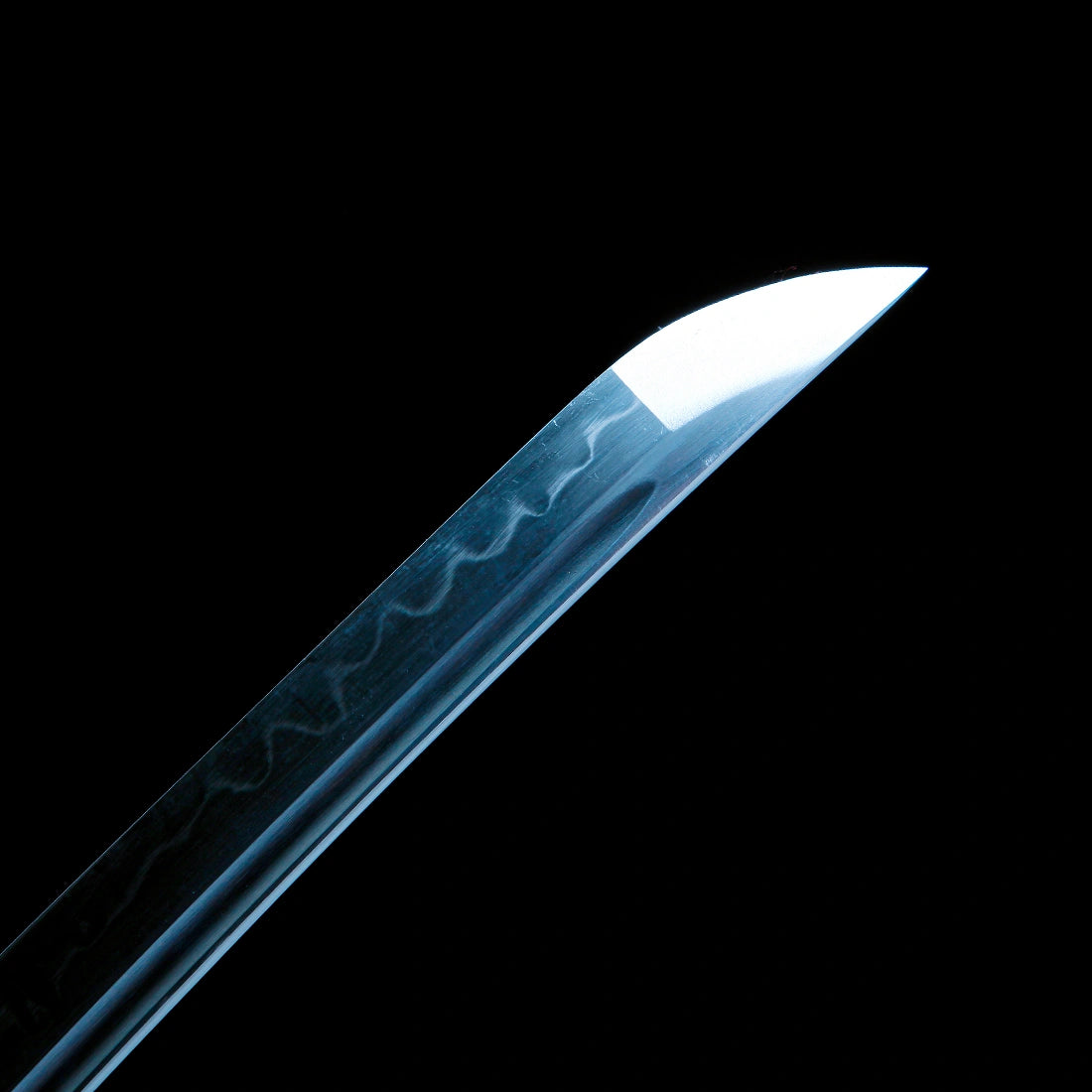 True Katana Sword – Handmade T10 High Carbon Steel Blade – Black – Full Tang – Battle Ready