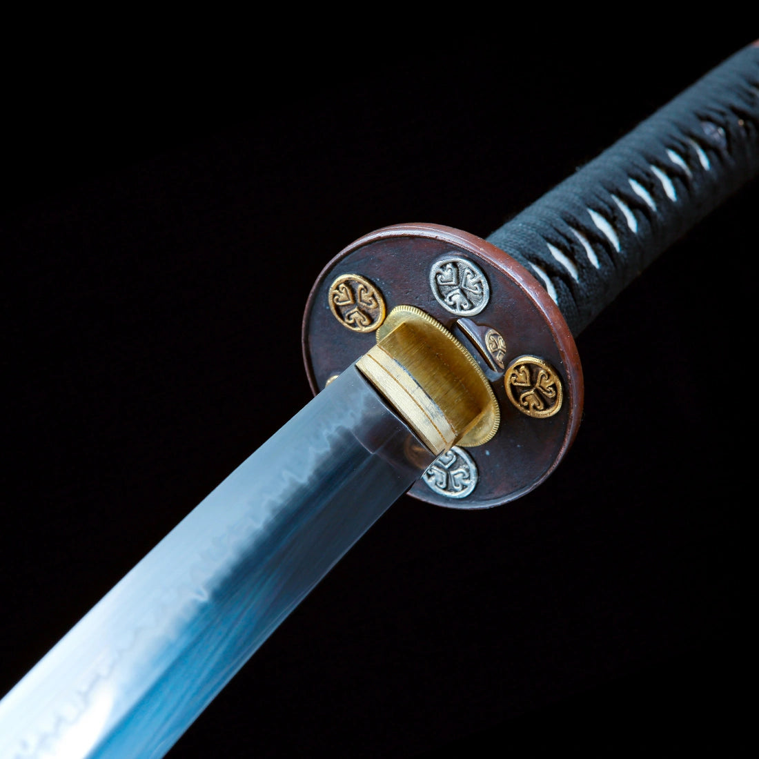 True Katana – Handmade T10 High Carbon Steel Blade – Black – High Performance – Full Tang