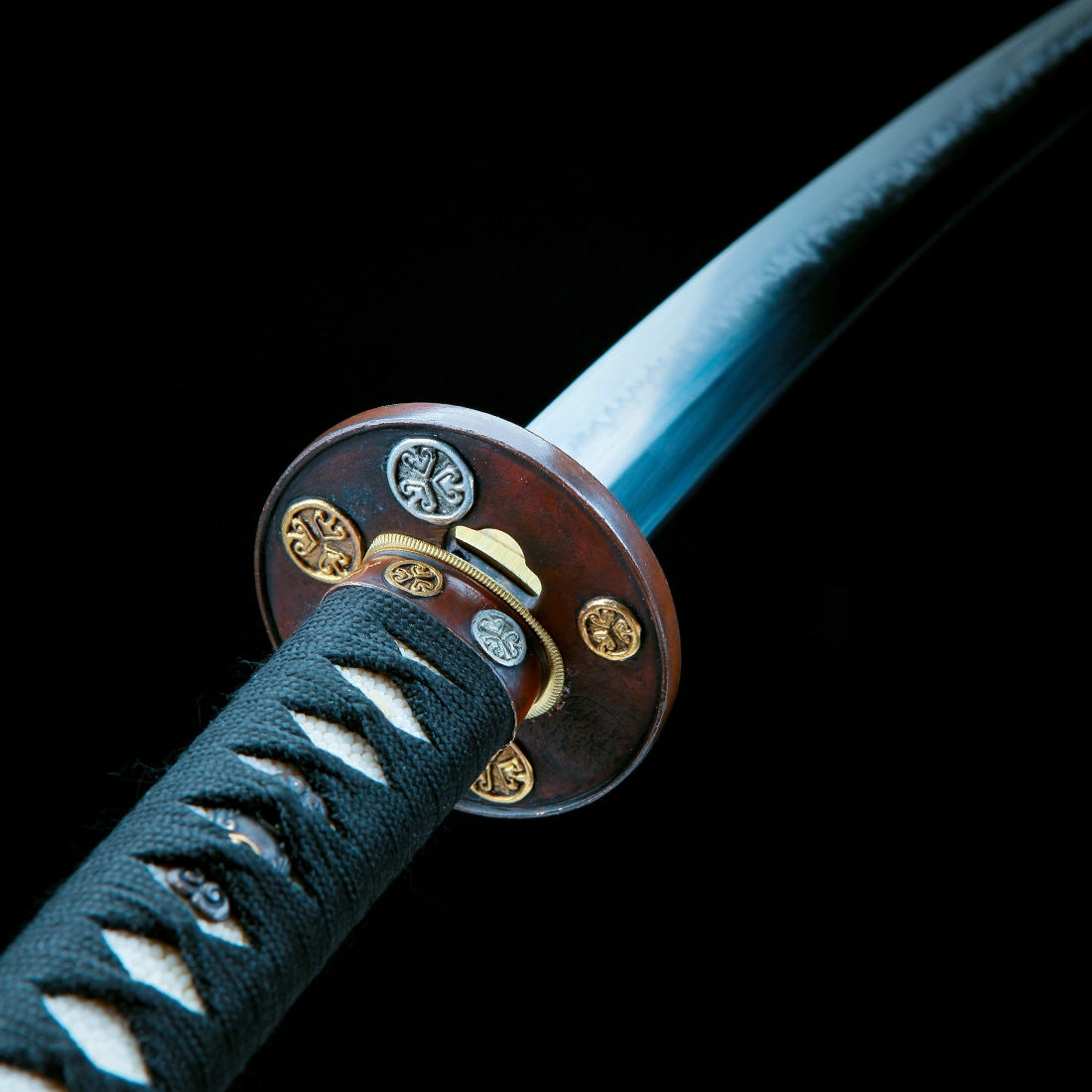 True Katana – Handmade T10 High Carbon Steel Blade – Black – High Performance – Full Tang