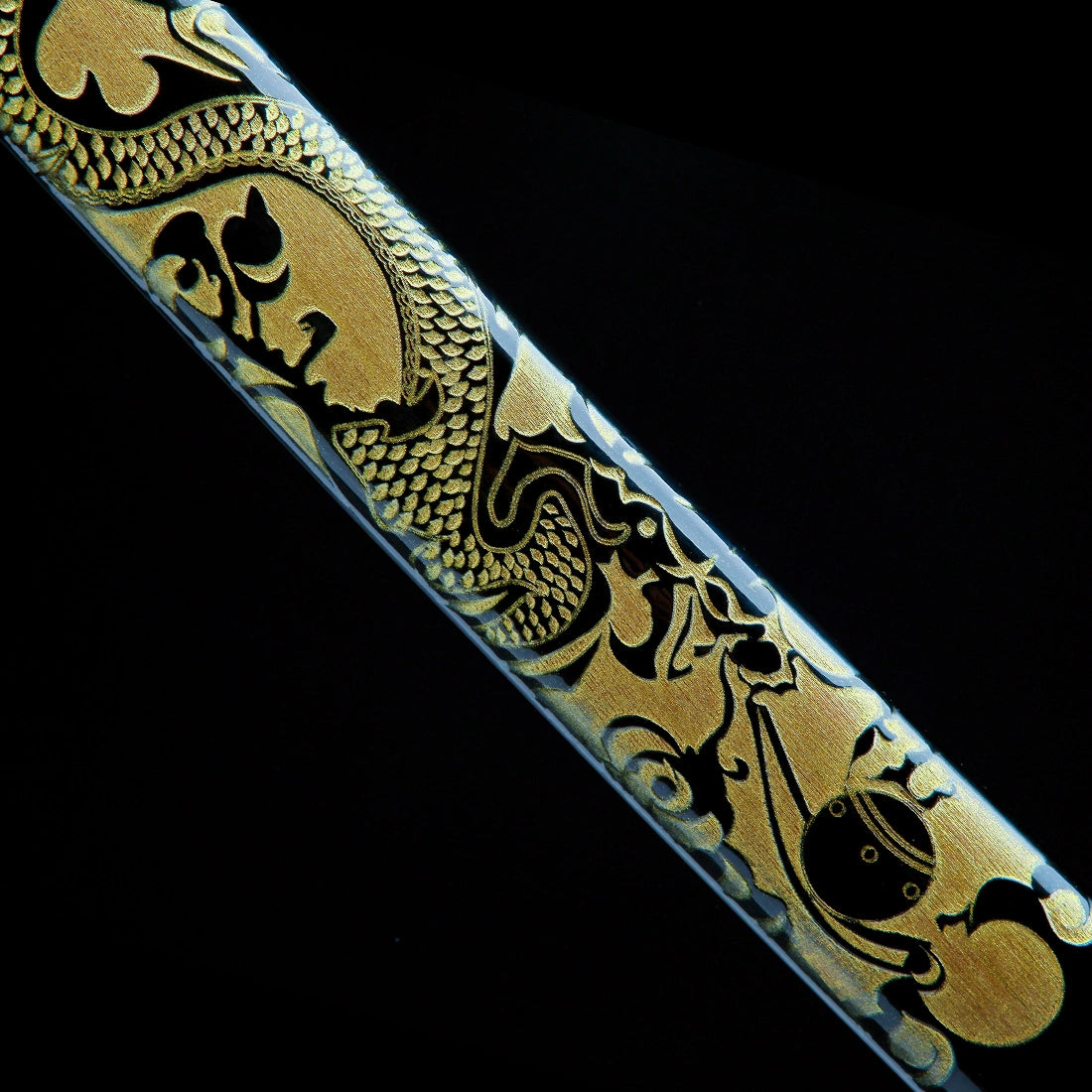 Real Katana – Handmade T10 Carbon Steel Blade – Full Tang – Black