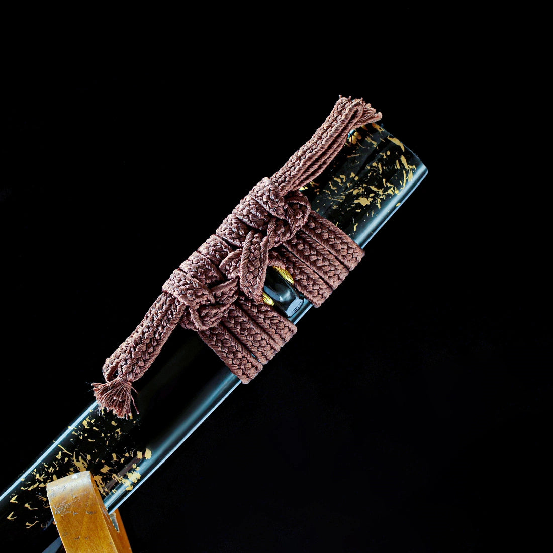 Handmade Japanese Wakizashi Sword – Damascus Pattern Steel Blade
