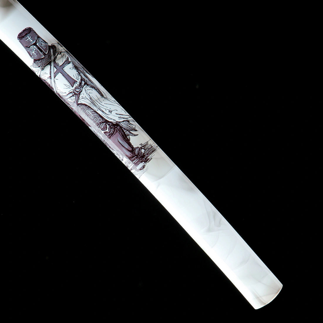 White Katana – High performance Real Japanese Katana Sword – 1065 Carbon Steel Blade
