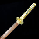 Authentic Japanese Katana Sword – Gold T10 Carbon Steel Blade – Full Tang – High Performance