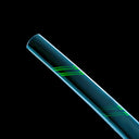 Authentic Handmade Katana Sword – T10 Carbon Steel Blade – Full Tang – Green – High Performance