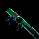 Authentic Handmade Katana Sword – T10 Carbon Steel Blade – Full Tang – Green – High Performance