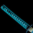 Authentic Handmade Katana Sword – T10 Carbon Steel Blade – Green – Full Tang – High Performance