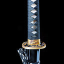 Authentic Katana Sword – Handmade T10 Carbon Steel Blade – Full Tang – Black