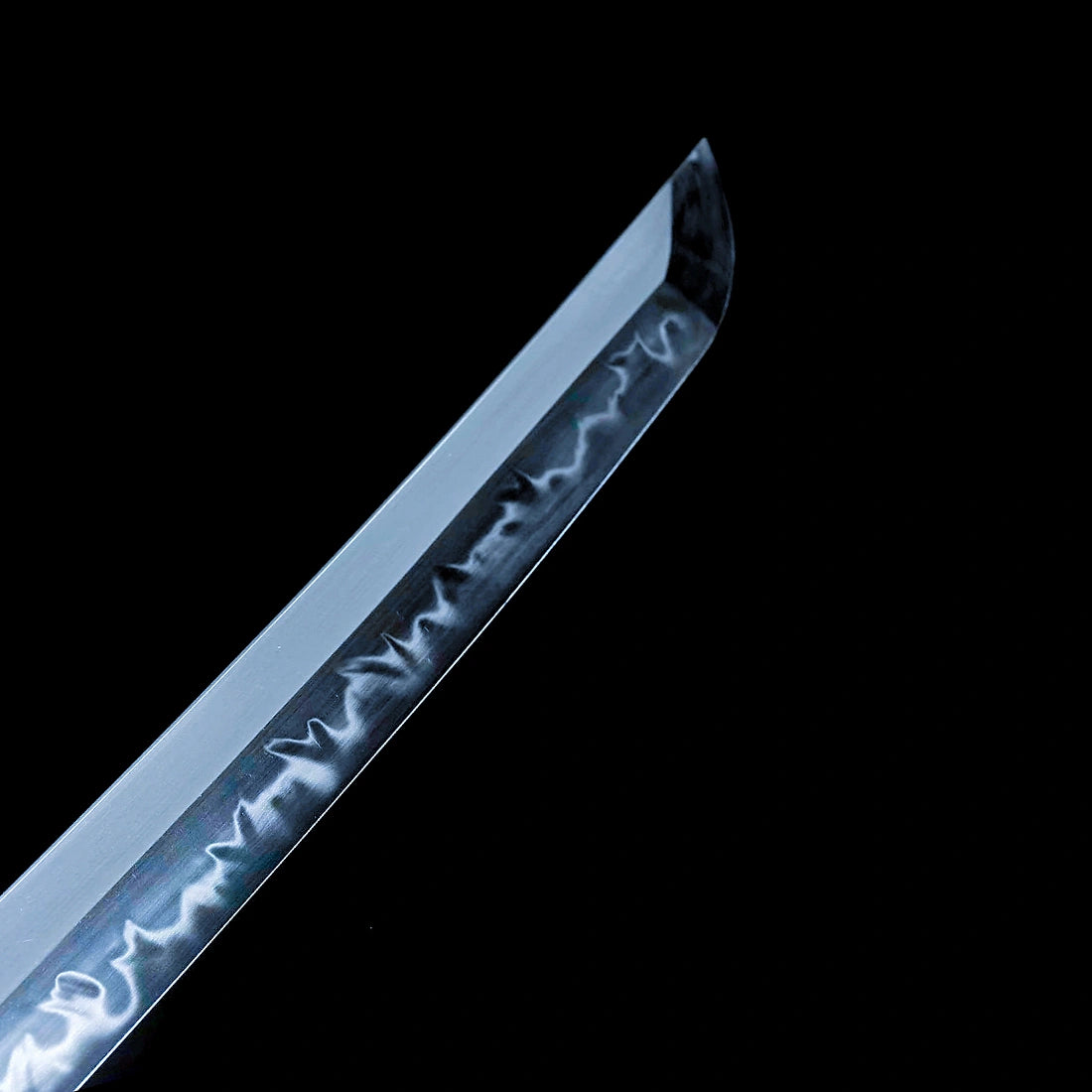 Authentic Katana Sword – Handmade T10 Carbon Steel Blade – Full Tang – Black