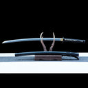 Authentic Japanese Katana Sword – Handmade Manganese Steel Blade – Full Tang – Black