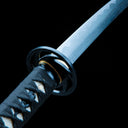Authentic Japanese Katana Sword – Handmade Manganese Steel Blade – Full Tang – Black