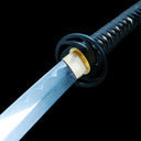 Authentic Japanese Katana Sword – Handmade Manganese Steel Blade – Full Tang – Black