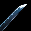 Authentic Japanese Katana Sword – Handmade Manganese Steel Blade – Full Tang – Black