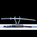 Authentic Japanese Katana – High Performance T10 Carbon Steel Blade – Black Scabbard – Full Tang
