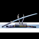 Authentic Japanese Katana – High Performance T10 Carbon Steel Blade – Black Scabbard – Full Tang