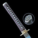 Authentic Japanese Katana – High Performance T10 Carbon Steel Blade – Black Scabbard – Full Tang