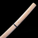 Authentic Japanese Shirasaya Katana – Handmade T10 Tempered Steel Blade – Without Tsuba – Natural Wood