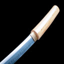 Authentic Japanese Shirasaya Katana – Handmade T10 Tempered Steel Blade – Without Tsuba – Natural Wood