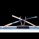 Authentic Japanese Shirasaya Katana – Handmade T10 Tempered Steel Blade – Without Tsuba – Natural Wood