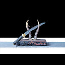 Authentic Japanese Tanto – Handmade T10 Carbon Steel Blade – Black – Full Tang – Battle Ready