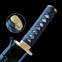 Authentic Japanese Tanto – Handmade T10 Carbon Steel Blade – Black – Full Tang – Battle Ready