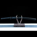 Authentic Katana Sword – Handmade 1065 Carbon Steel Blade – Black – Full Tang – Battle Ready