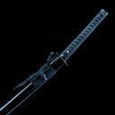 Authentic Katana Sword – Handmade 1065 Carbon Steel Blade – Black – Full Tang – Battle Ready