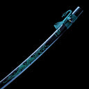 Authentic Katana Sword – Handmade 1065 Carbon Steel Blade – Full Tang – Black Scabbard – High Performance