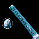 Authentic Katana Sword – Handmade 1065 Carbon Steel Blade – Full Tang – Black Scabbard – High Performance