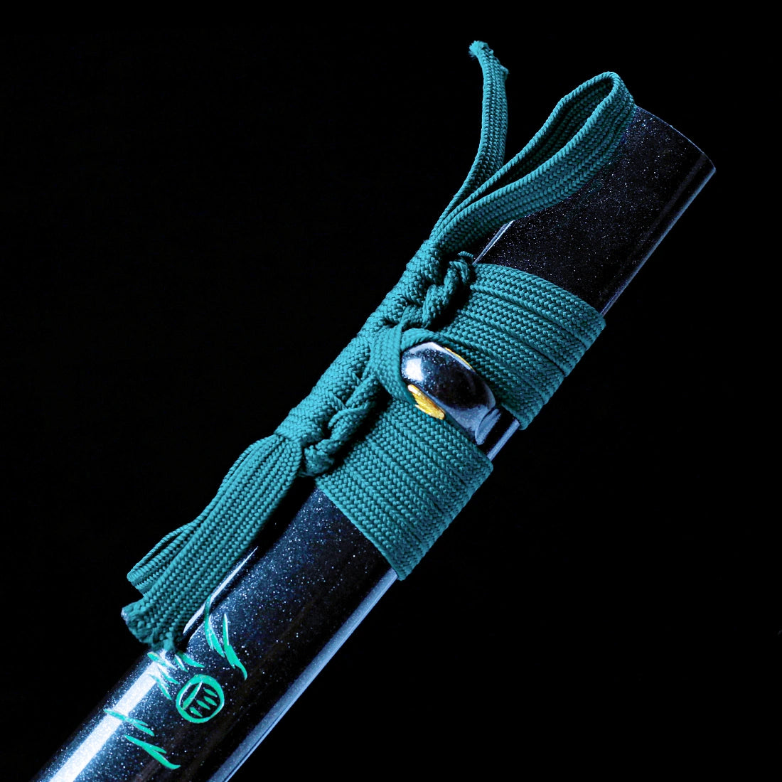 Authentic Katana Sword – Handmade 1065 Carbon Steel Blade – Full Tang – Black Scabbard – High Performance