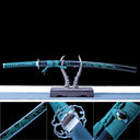 Authentic Katana Sword – Handmade 1065 Carbon Steel Blade – Full Tang – Black Scabbard – High Performance